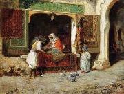 unknow artist, Arab or Arabic people and life. Orientalism oil paintings  261